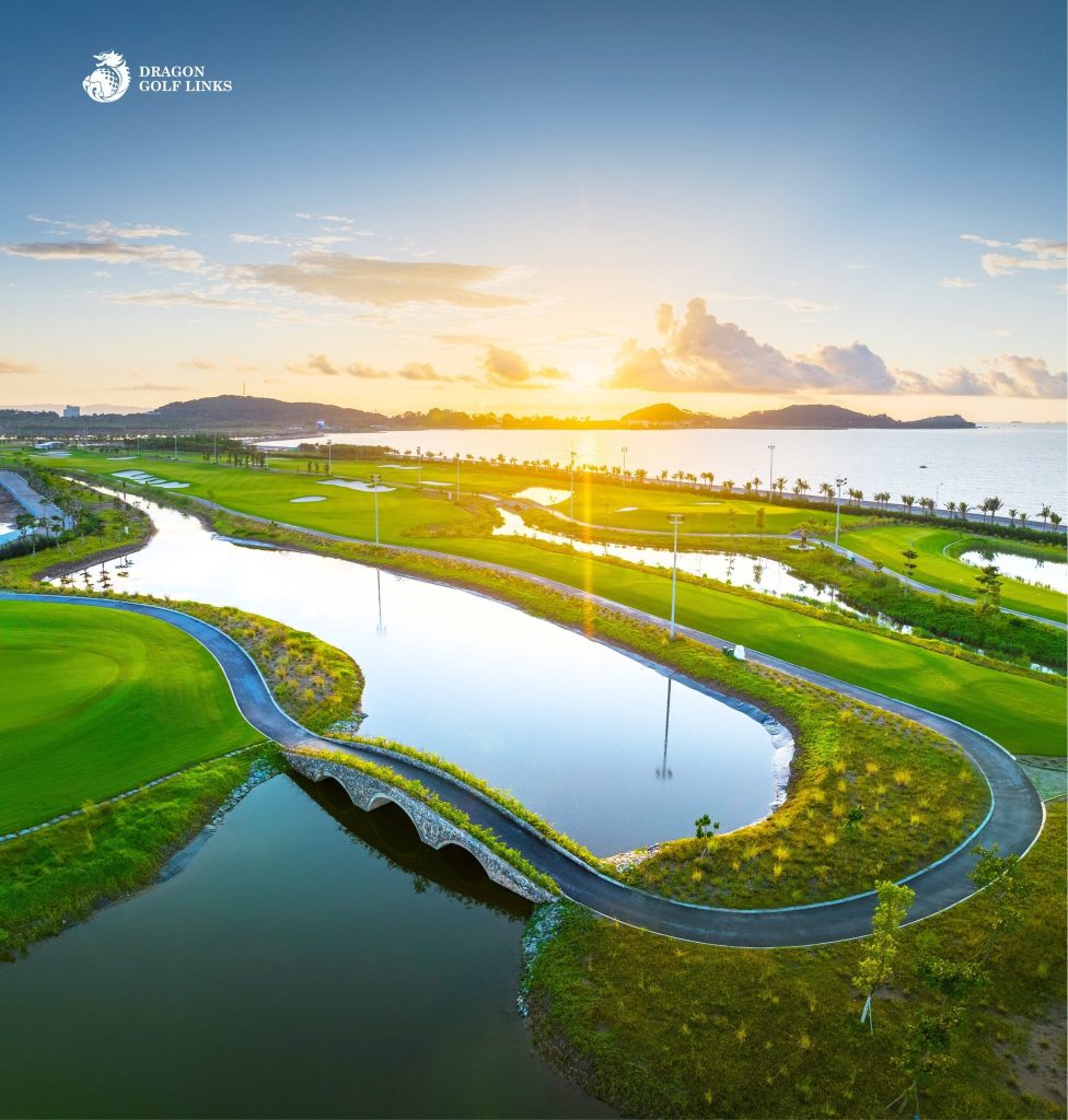 Hình ảnh sân golf Dragon Golf Links nhìn từ trên cao