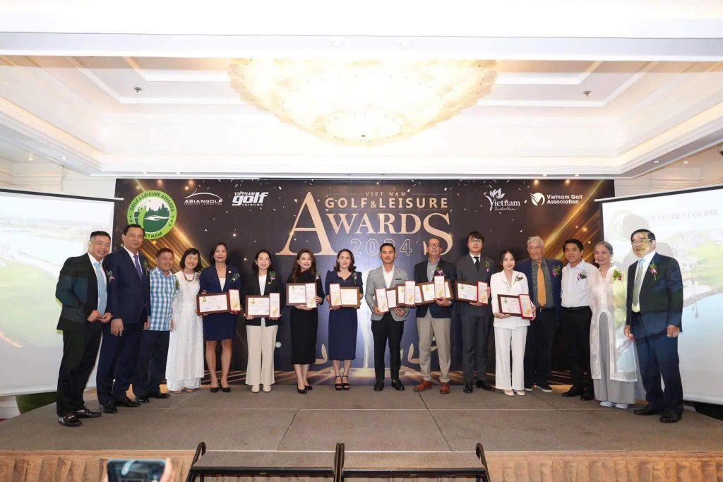 Lễ trao giải thưởng tại Vietnam Golf & Leisure Awards 2024