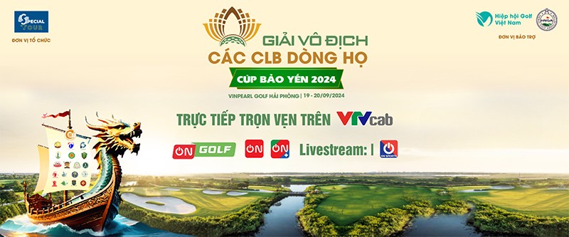 Trực tiếp 2 ngày thi đấu giải Golf vô địch các CLB dòng họ 2024