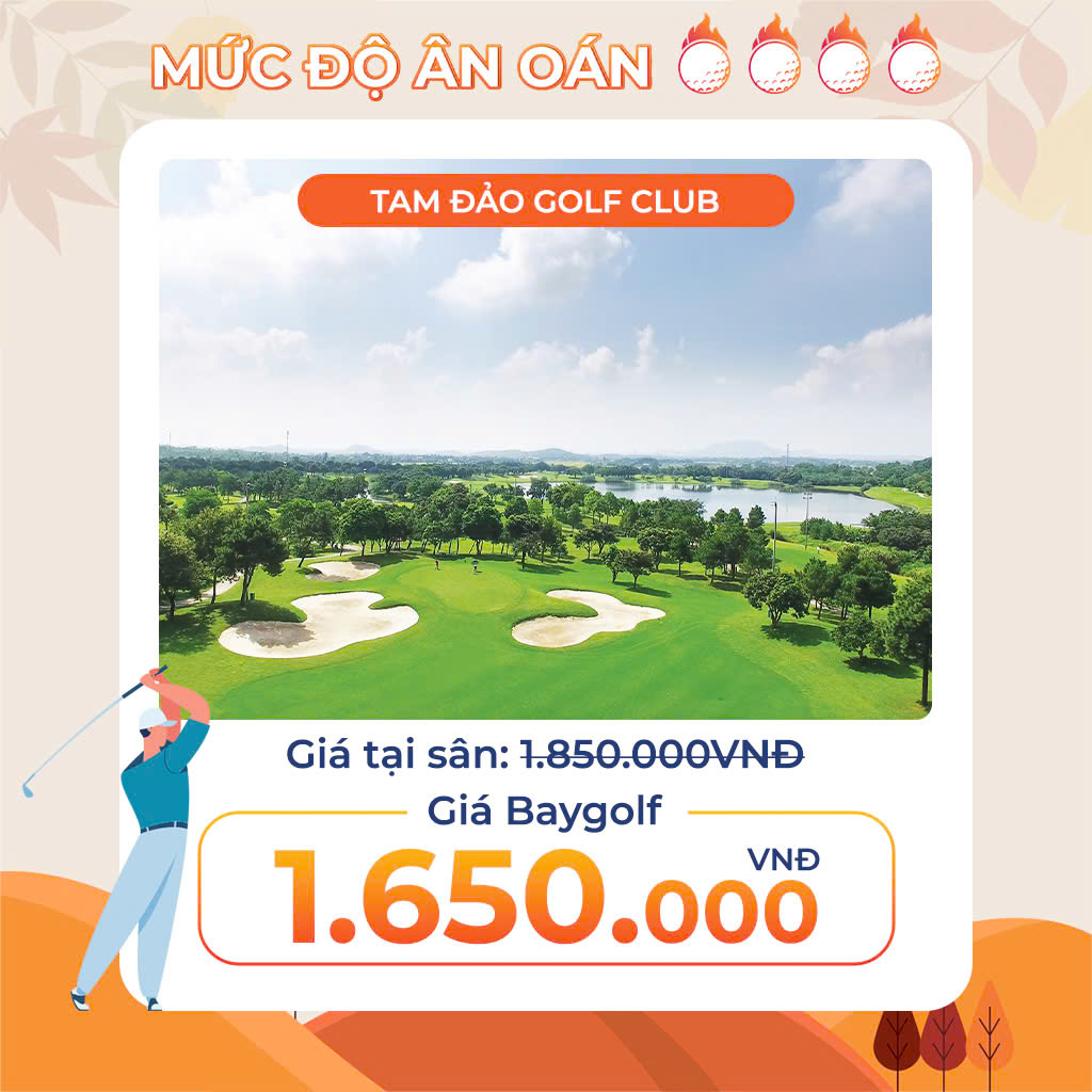 Ưu đãi sân golf Tam Đảo Golf Club - 1.700.000 VNĐ