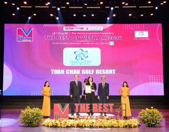 Lễ trao giải The Best of Vietnam 2024 với sự tham gia của Sân Golf Tuần Châu.