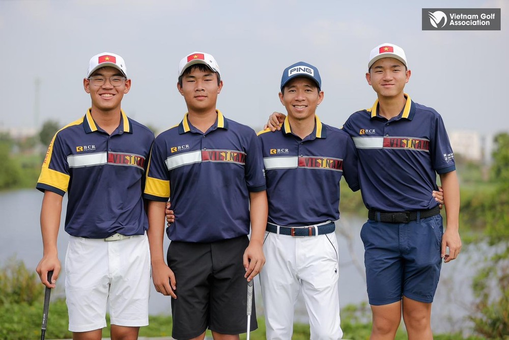 Đội tuyển golf Việt Nam dẫn đầu Nomura Cup 2024