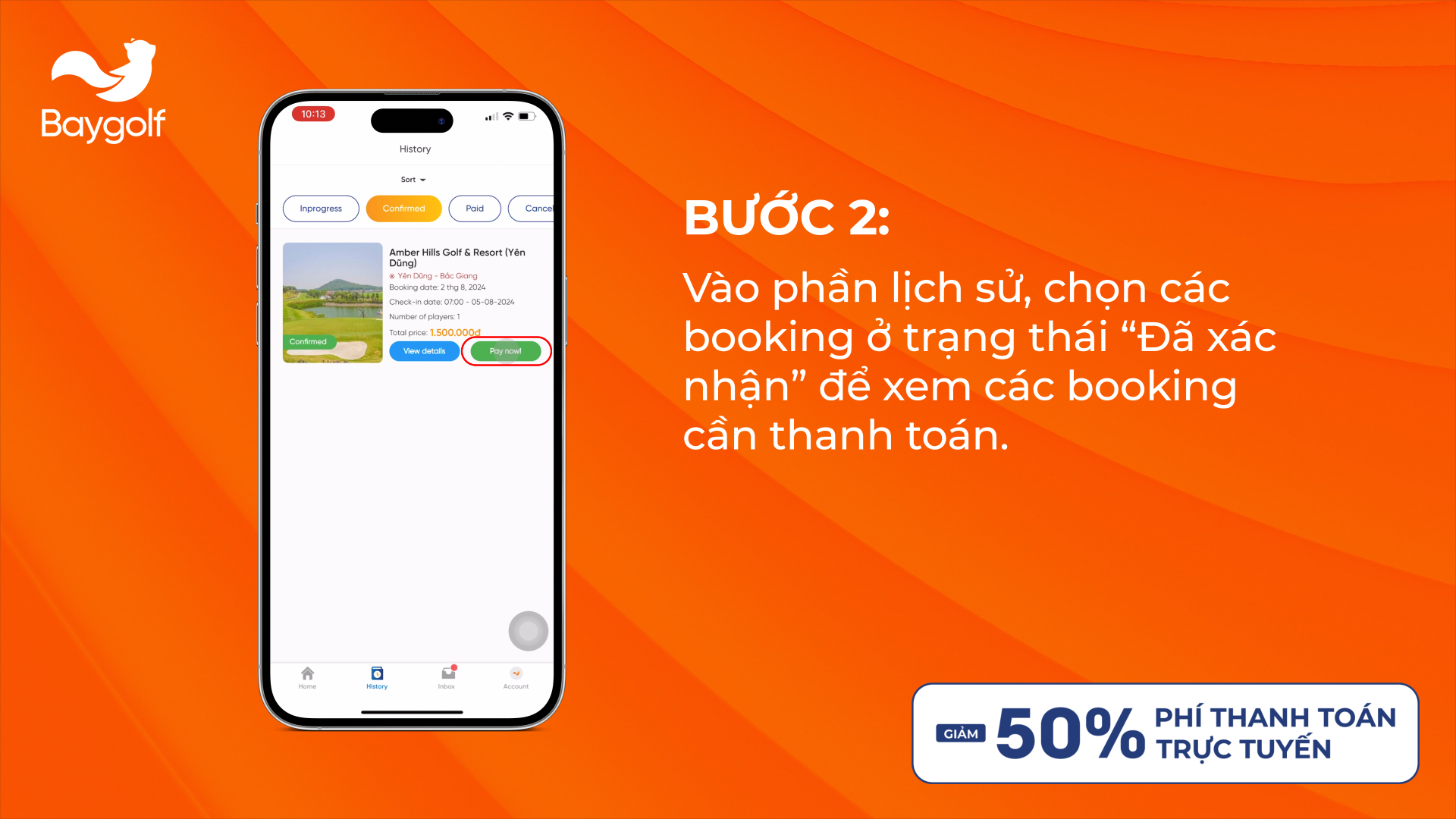 5 bước hướng dẫn thanh toán trực tuyến 