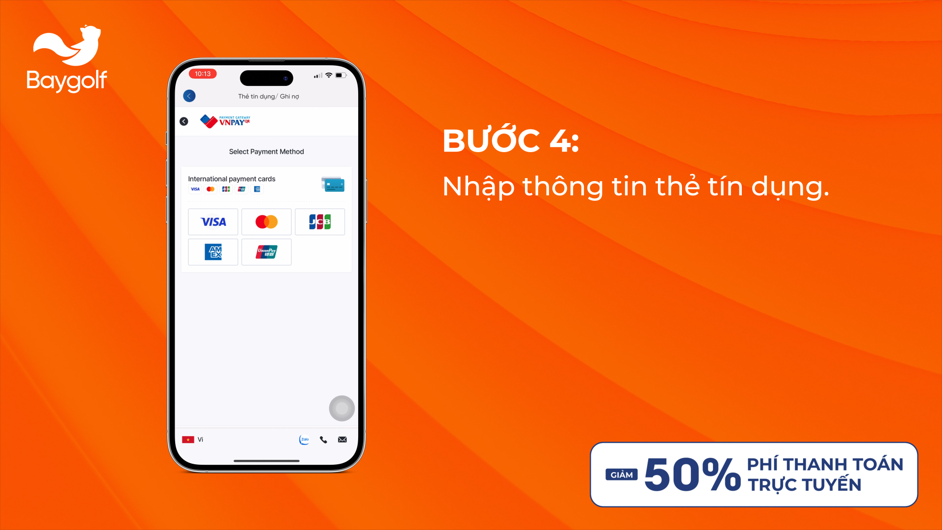 5 bước hướng dẫn thanh toán trực tuyến 