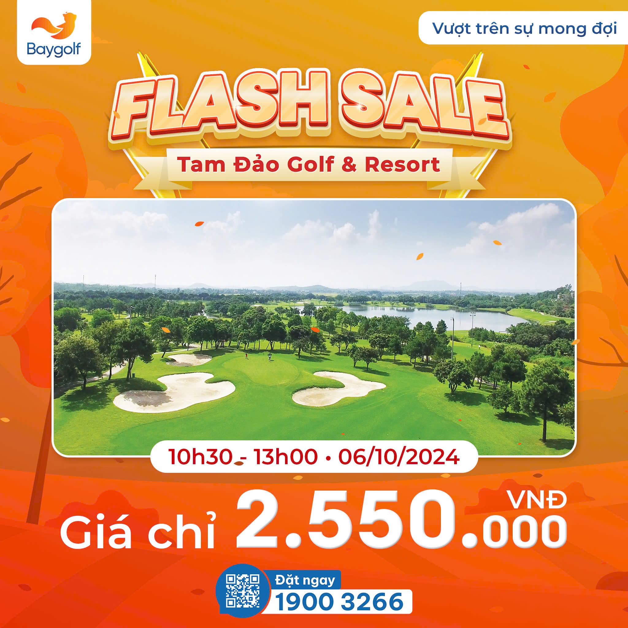 Flash sale Tam Đảo Golf Club độc quyền chỉ có tại Baygolf