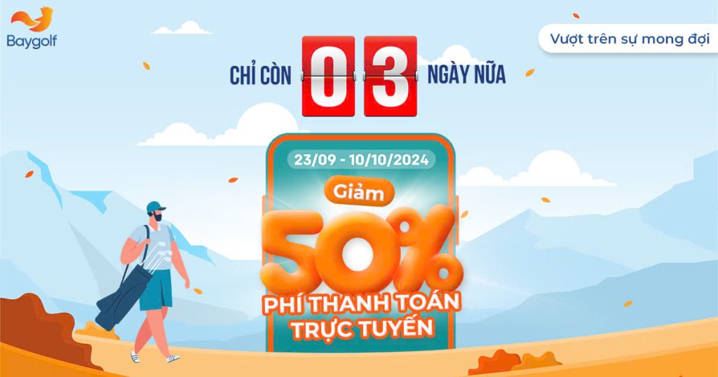 ưu đãi 50% phí thanh toán