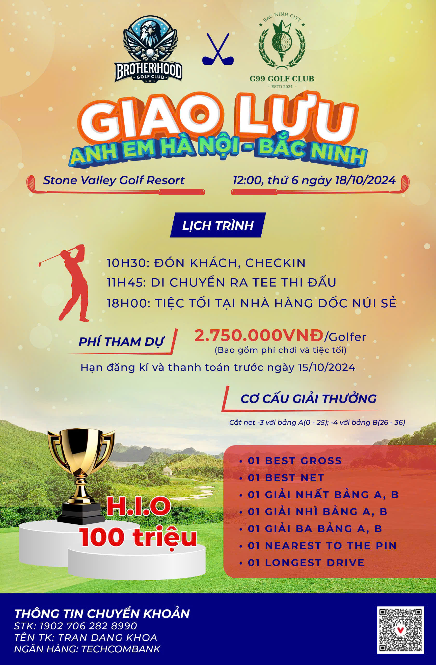 Giao lưu golf Hà Nội