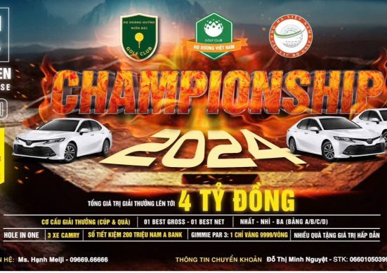 216 Golfer Tham Dự Giải Vô Địch CLB Golf Đại Học Xây Dựng Hà Nội 2024