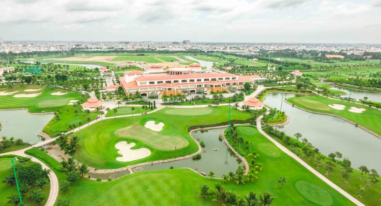 sân golf long biên