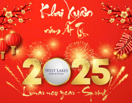 Khai Xuân Rộn Ràng Tại West Lakes Golf & Villa Long An