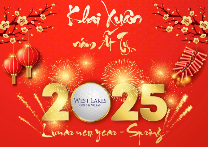 Khai Xuân Rộn Ràng Tại West Lakes Golf & Villa Long An