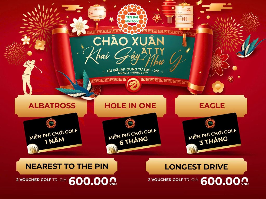 Chào Xuân Ất Tỵ – Khai Gậy Như Ý Tại Sân Golf Yên Bái