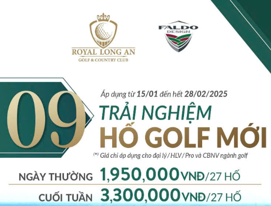 Royal Long An Golf & Country Club Chính Thức Khai Trương 27 Hố Golf