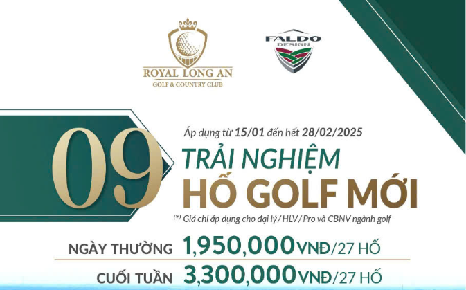 Royal Long An Golf & Country Club Chính Thức Khai Trương 27 Hố Golf