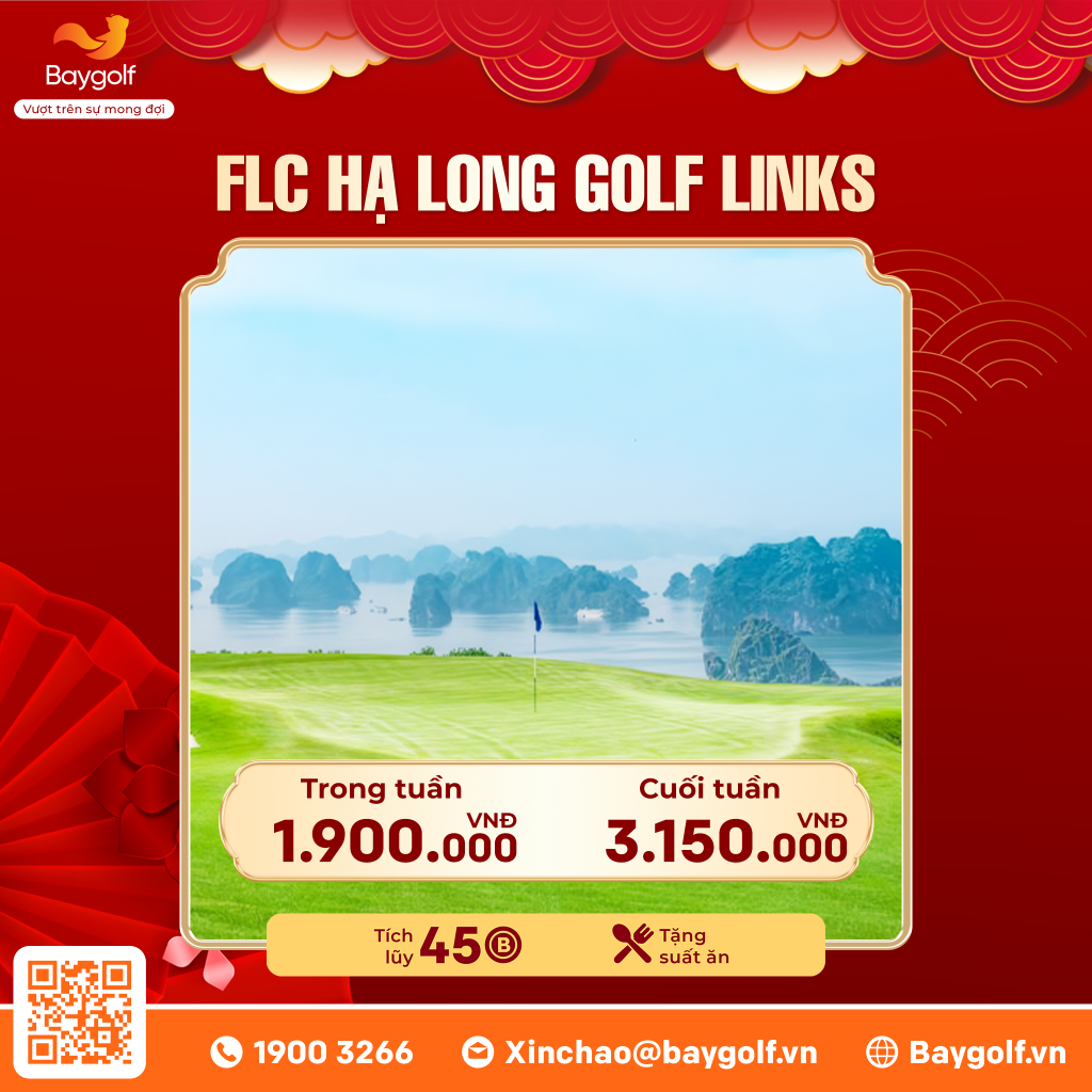 FLC Hạ Long Golf Links ôm trọn tầm nhìn hướng về kỳ quan thiên nhiên Hạ Long