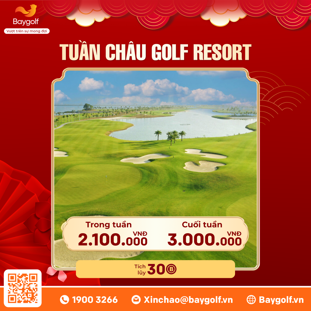 Sân Golf Tuần Châu kết hợp giữa sự cao cấp và cảnh quan tuyệt đẹp