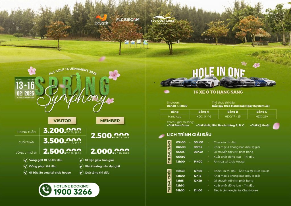 FLC Golf Tournament 2025 - Spring Symphony: Khởi đầu năm mới với giải đấu đẳng cấp