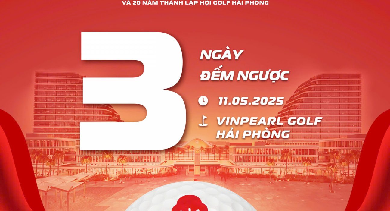 Giải Golf Hoa Phượng Đỏ 2025 tại Vinpearl Golf Hải Phòng