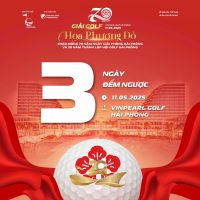 Giải Golf Hoa Phượng Đỏ 2025 tại Vinpearl Golf Hải Phòng