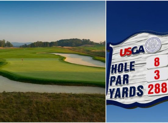 Hố số 8 tại Oakmont Country Club, U.S. Open 2025