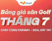 giá sân golf tháng 7
