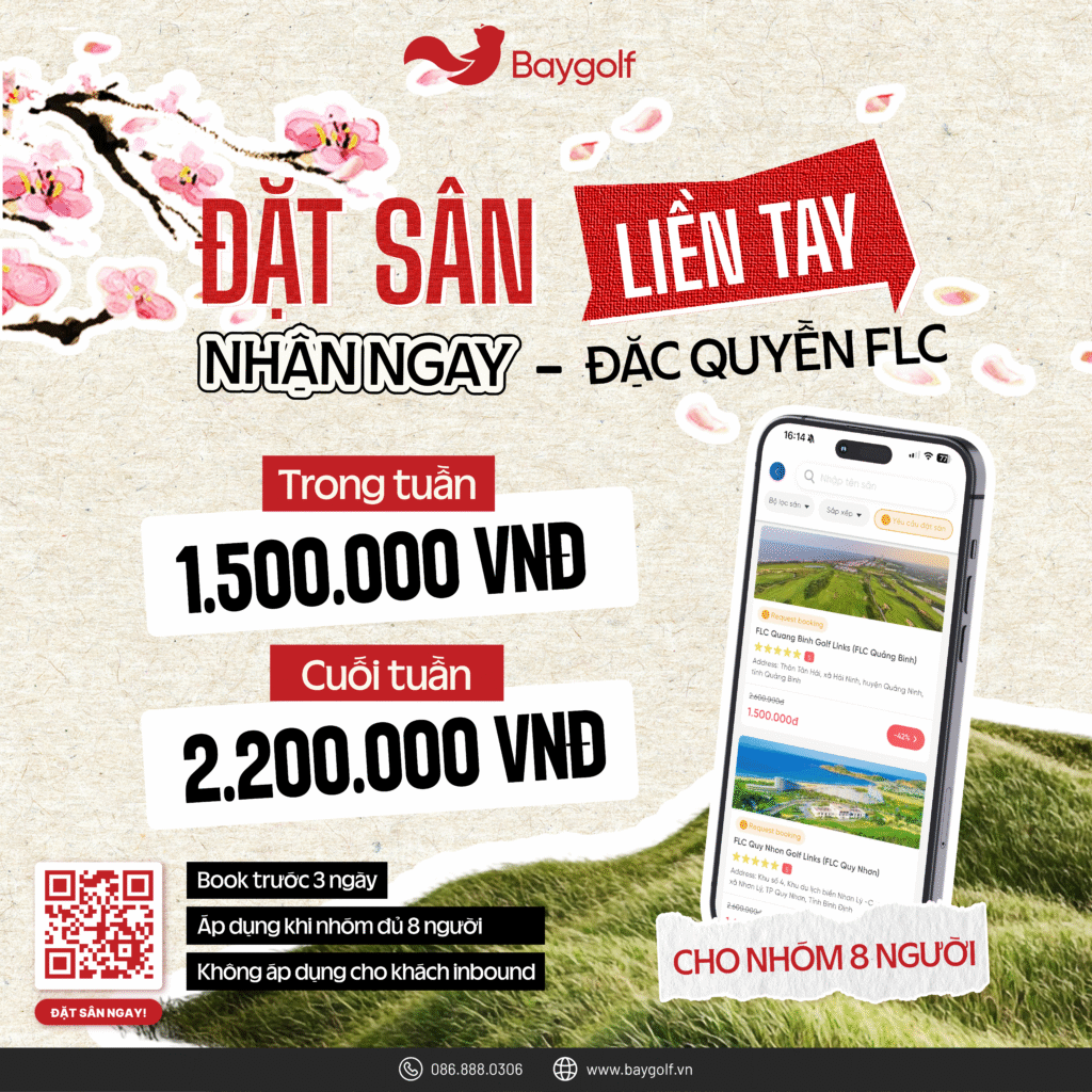 Đặt Sân Golf FLC 2026: Ưu Đãi Nhóm 8 Chỉ Từ 1.500.000 VNĐ 2 Đặt sân golf