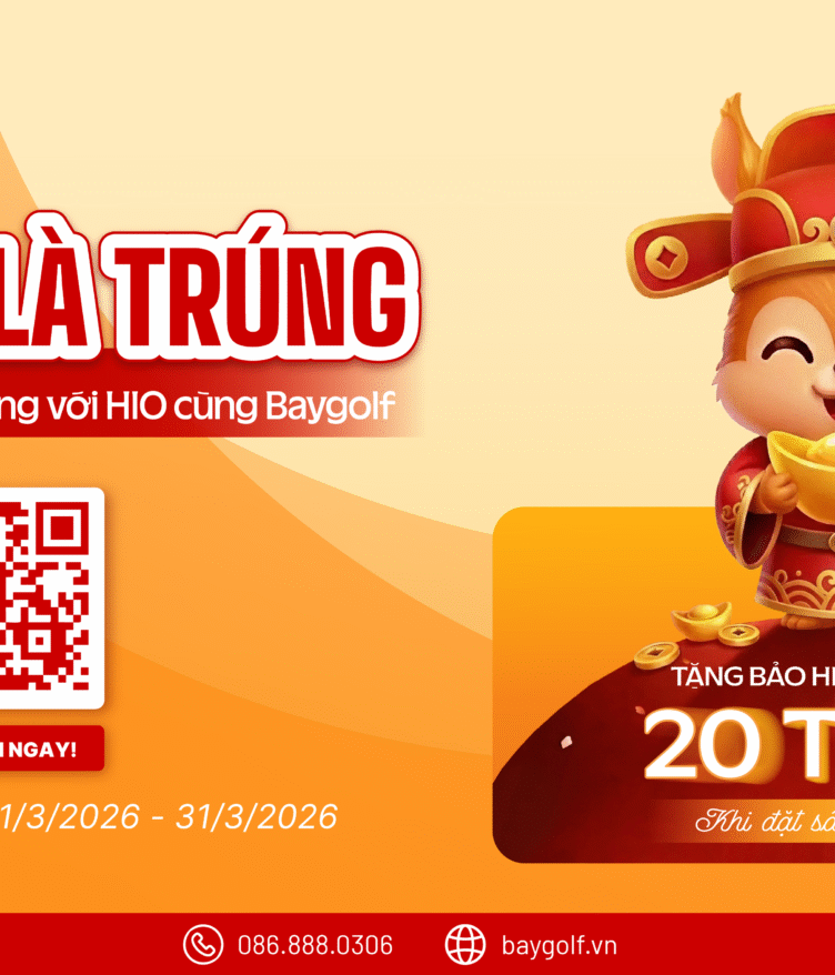 Swing la trung bung no 20 trieu dong voi HIO cung Baygolf
