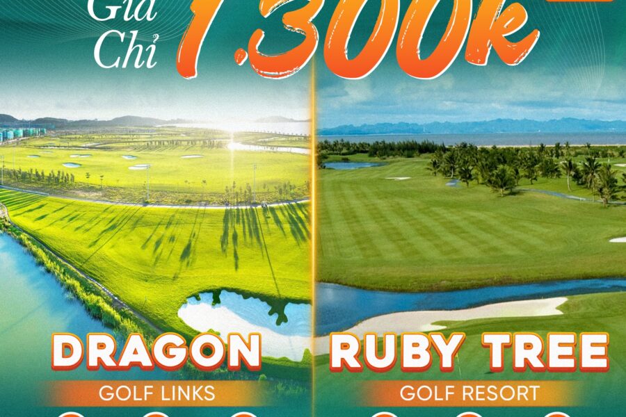 Đón bình minh trên fairway tại Dragon Golf Links và Ruby Tree Golf Resort chỉ từ 1.300K cùng Baygolf. Ưu đãi độc quyền, tee-time đẹp, tích điểm đổi quà hấp dẫn.