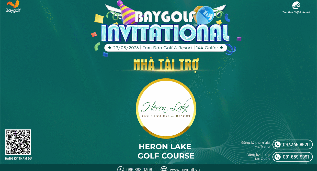 Sân golf Heron Lake đồng hành Baygolf Invitational 2026 1 sân golf Heron Lake