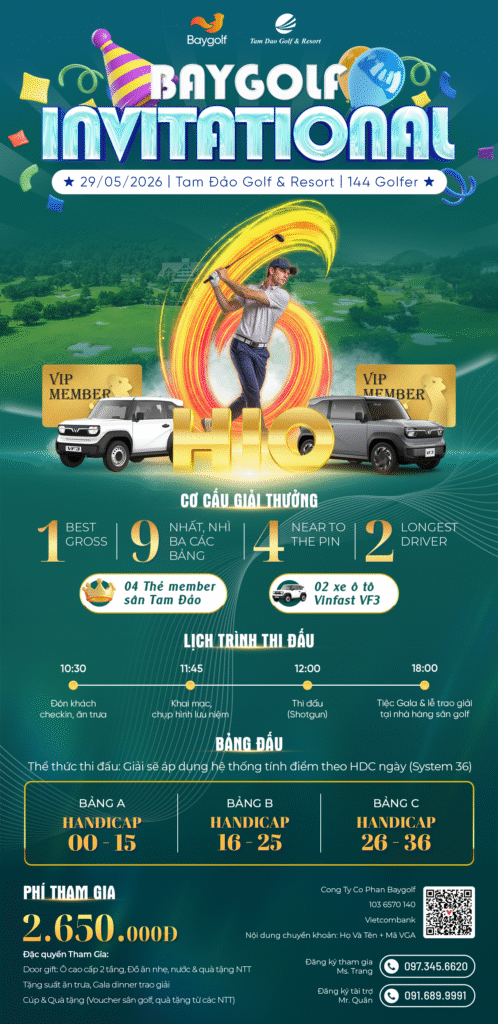 Giải đấu Baygolf Invitational 2026