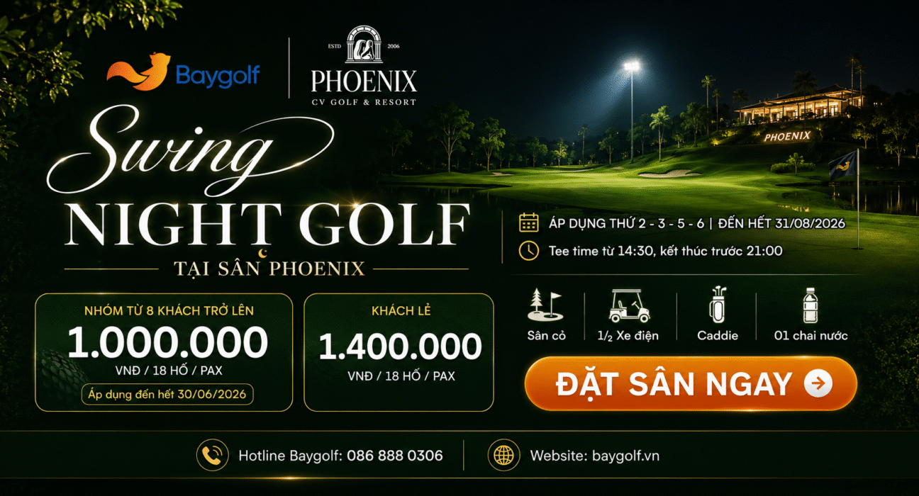 Sân gôn Phượng Hoàng Phoenix Golf Resort: Trải Nghiệm Night Golf 1 Sân gôn Phượng Hoàng