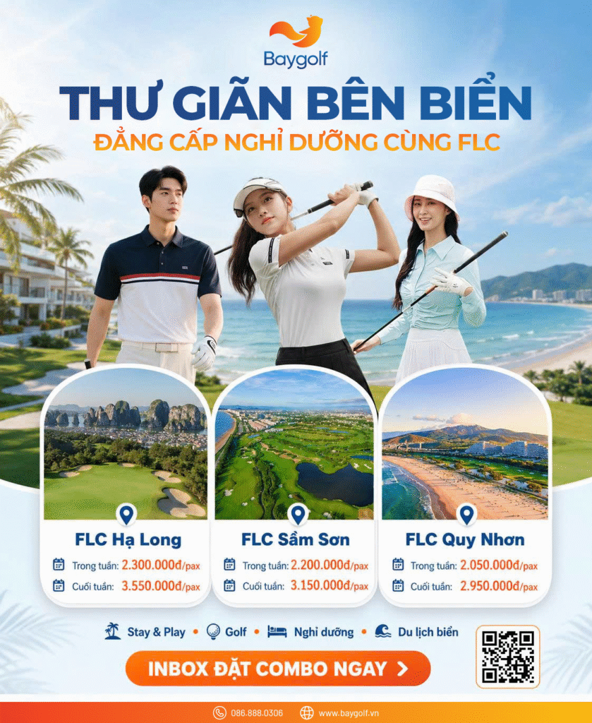 Combo Stay & Play FLC: Nghỉ dưỡng và chơi golf đẳng cấp 2026 2 combo Stay & Play FLC