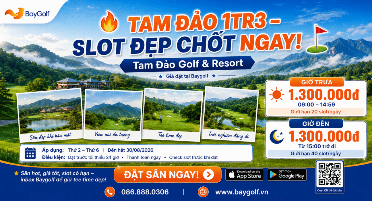 Tam Đảo Golf giá 1.300.000đ