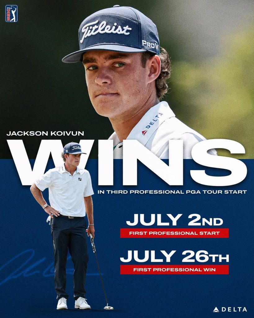 Jackson Koivun vô địch 3M Open