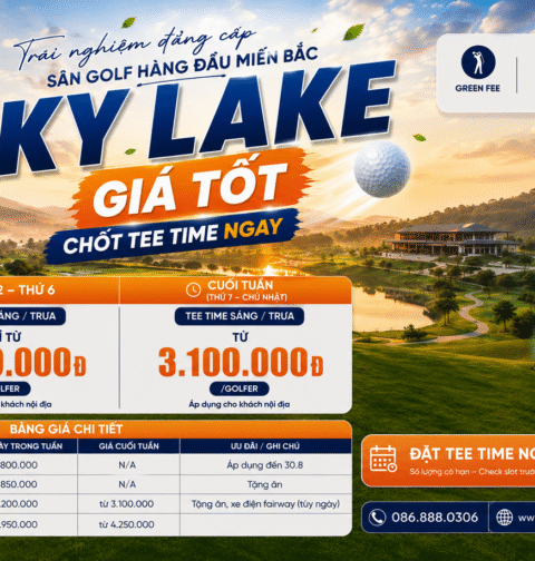 giá sân Sky Lake Resort & Golf Club