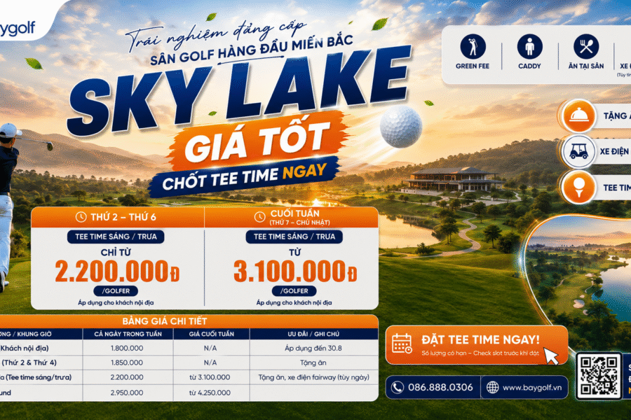 giá sân Sky Lake Resort & Golf Club