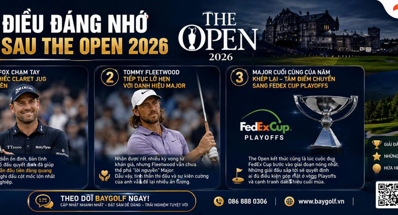 Điểm nhấn The Open 2026: 3 câu chuyện đáng nhớ 1 điểm nhấn The Open 2026