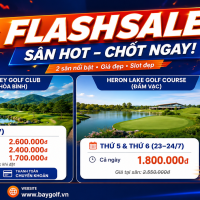flash sale sân golf