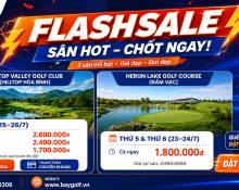 flash sale sân golf