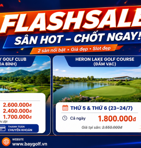 flash sale sân golf
