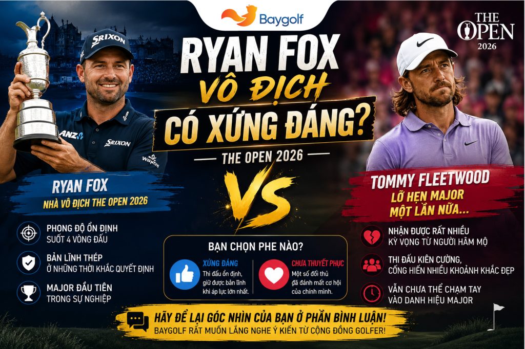 Ryan Fox vô địch The Open: Có thật sự xứng đáng? 2 Ryan Fox vô địch The Open