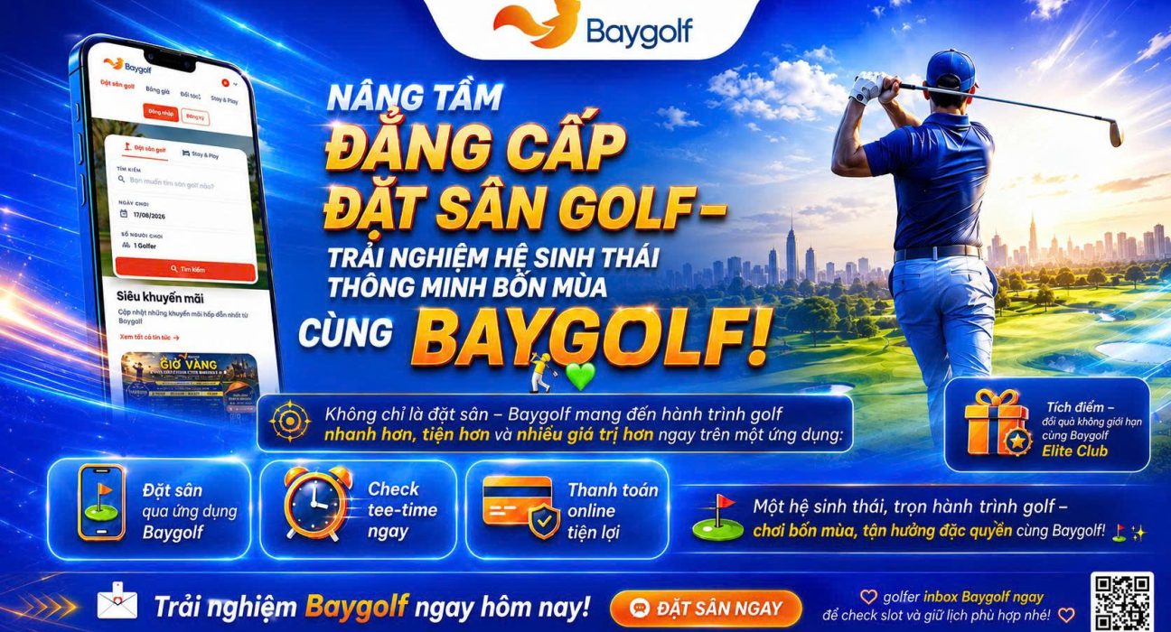 ứng dụng đặt sân golf