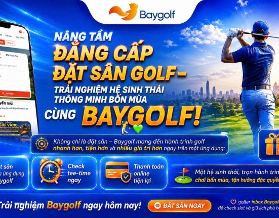 ứng dụng đặt sân golf