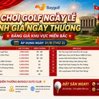 giá sân golf dịp 2/9