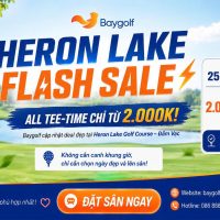 giá sân golf Đầm Vạc