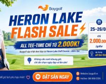giá sân golf Đầm Vạc