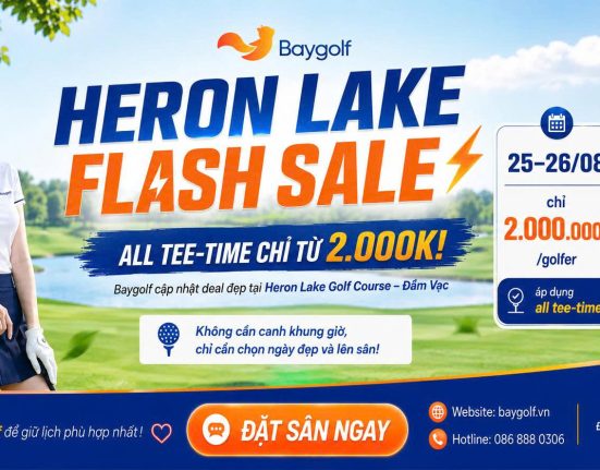 giá sân golf Đầm Vạc