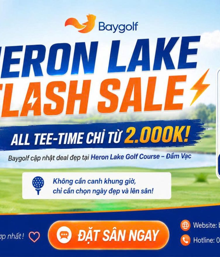 giá sân golf Đầm Vạc