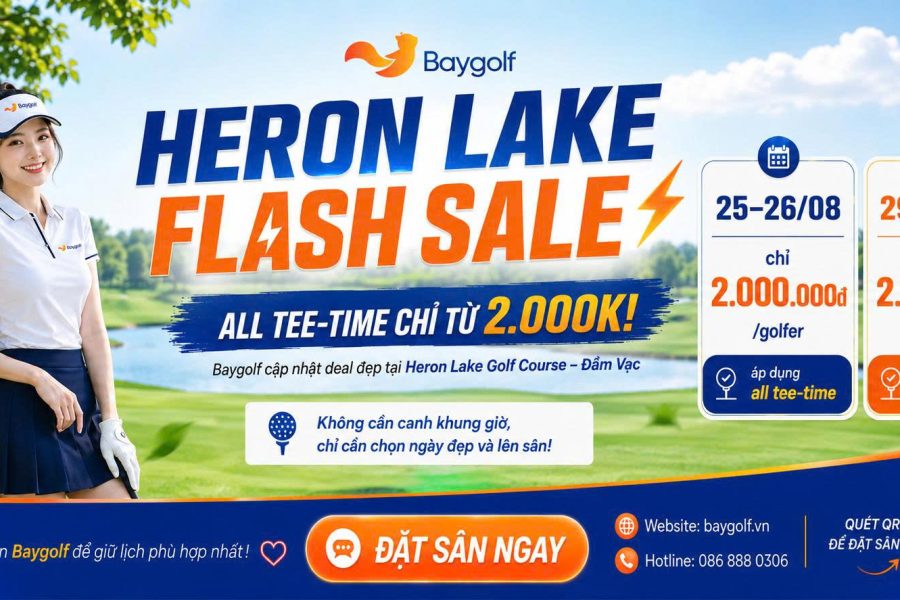 giá sân golf Đầm Vạc