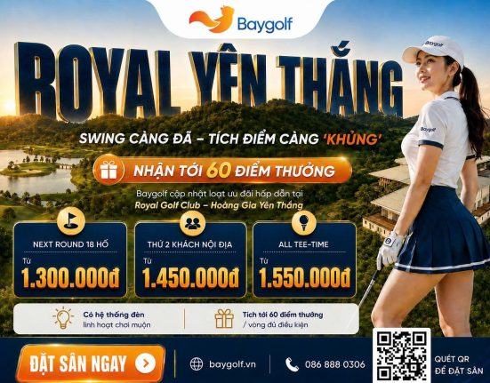 giá sân golf Royal Yên Thắng
